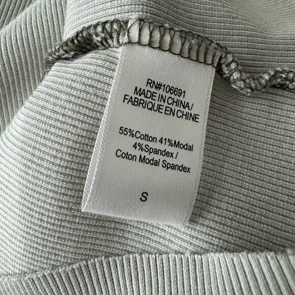 YFB Gray Midi Racerback Rib Sleeveless Tank Dress Size S - Picture 7 of 8